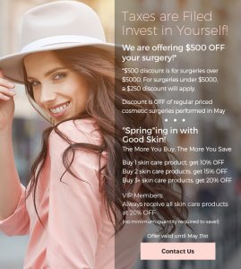 vcps $500 off promotion surgery flyer
