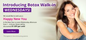Botox walk-in Wednesdays