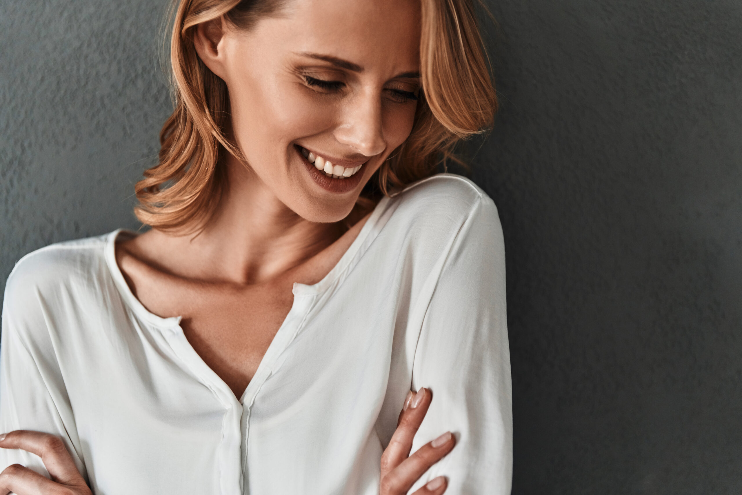 portrait of a woman smiling