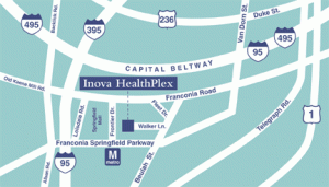 Inova healthplex map and location