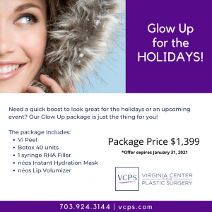 vcps glow up package promo banner