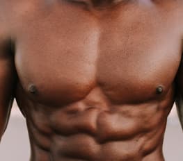 torso of a man with abs 