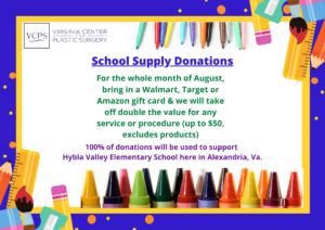 School Supply Donation banner